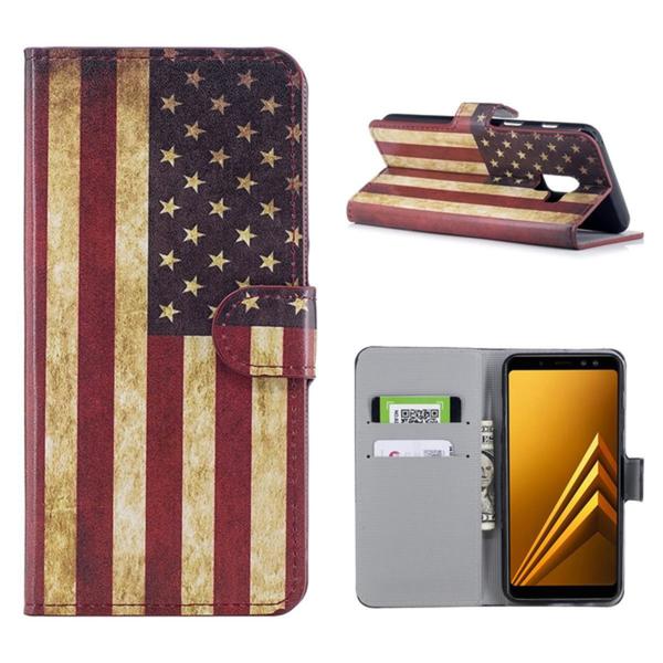 Pung Etui Samsung Galaxy A6 Plus - Flag USA