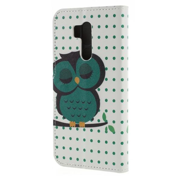 Lompakkokotelo LG G7 ThinQ - Pilkullinen Pöllöllä