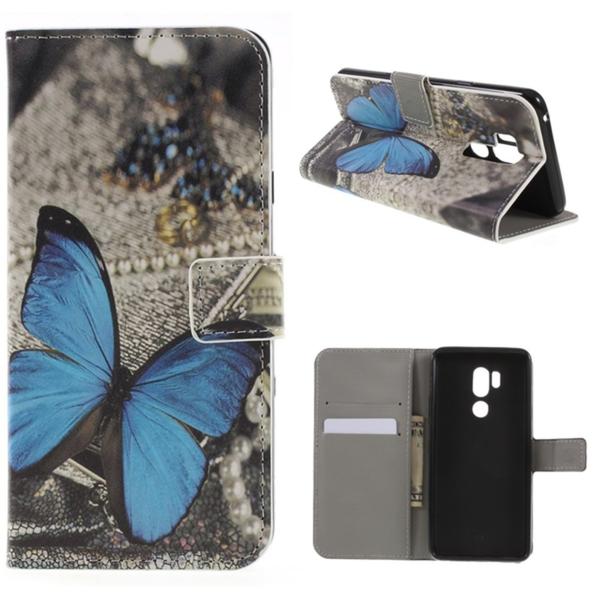 Lompakkokotelo LG G7 ThinQ - Sininen perhonen