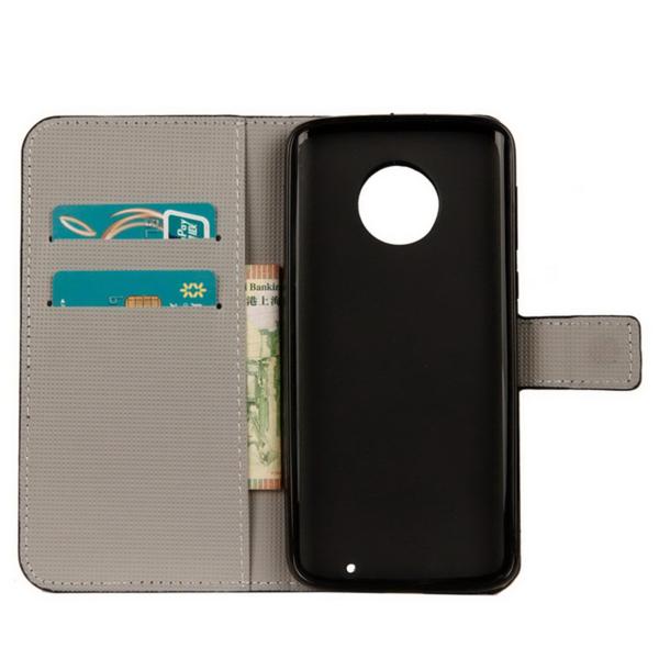 Lompakkokotelo Motorola Moto G6 Plus - Kirsikankukat