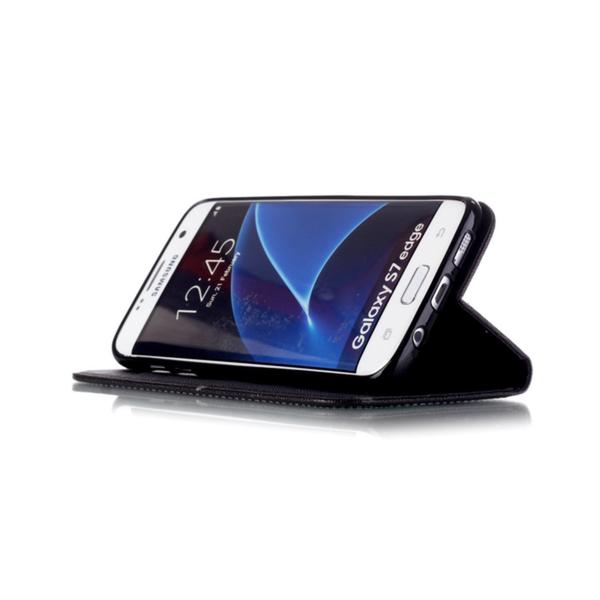 Lompakkokotelo Samsung Galaxy S7 Edge – Eat Glitter And Shine