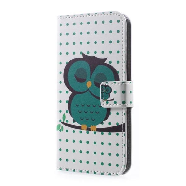 Pung Etui Apple iPhone 7 – Prikket med Ugle