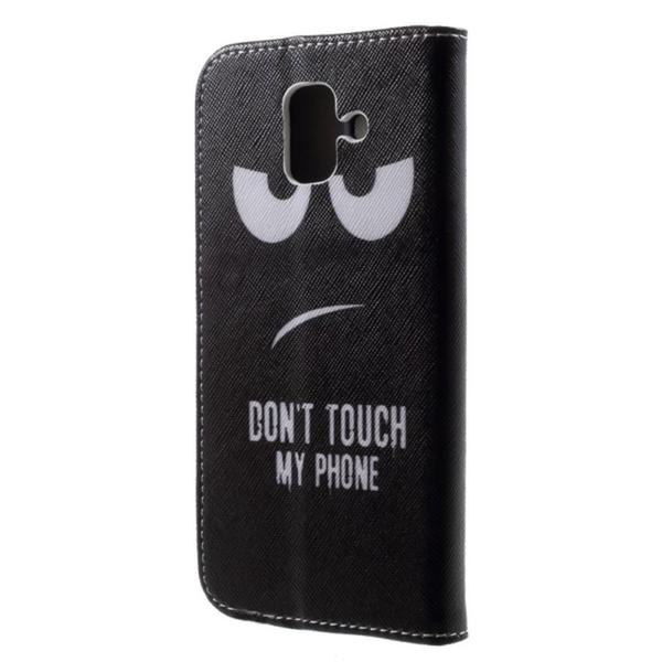 Lompakkokotelo Samsung Galaxy A6 (2018) - Don’t Touch My Phone
