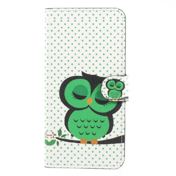 Pung Etui Apple iPhone XS Max - Prikket med Ugle
