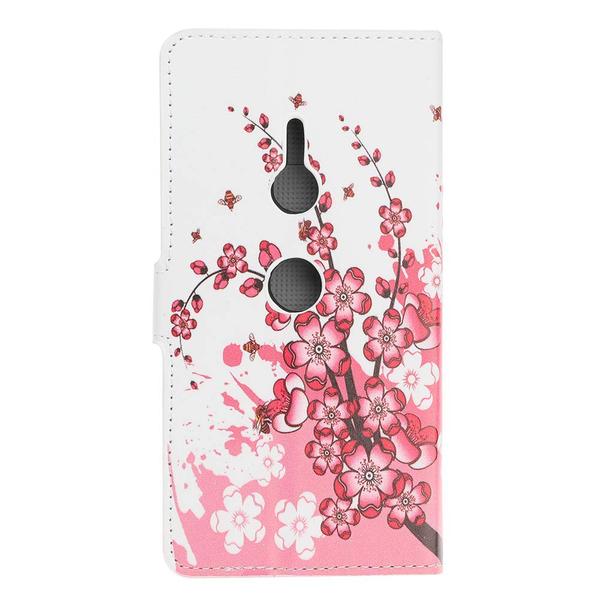 Lompakkokotelo Sony Xperia XZ3 - Kirsikankukat