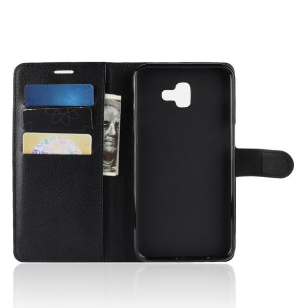 Lompakkokotelo Samsung Galaxy J6 Plus (2018) - Musta