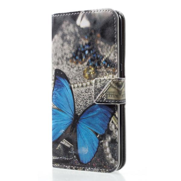 Lompakkokotelo Huawei P20 Lite - Sininen Perhonen