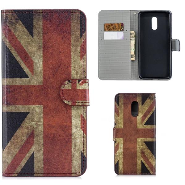 Pung Etui OnePlus 6T - Flag UK