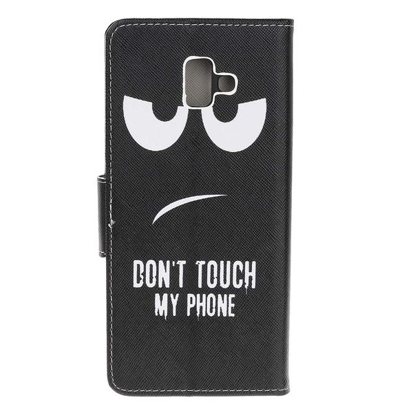 Lompakkokotelo Samsung Galaxy J6 Plus - Don’t Touch My Phone