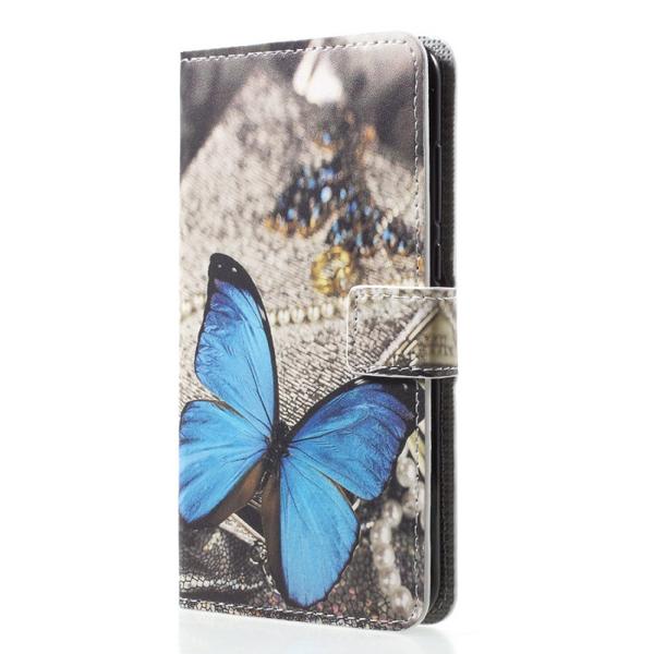 Lompakkokotelo Huawei P20 – Sininen perhonen