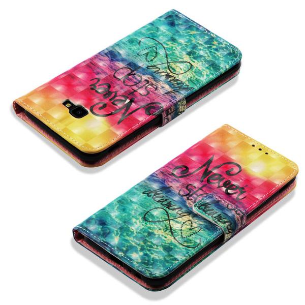 Lompakkokotelo Samsung Galaxy J4 Plus – Never Stop Dreaming