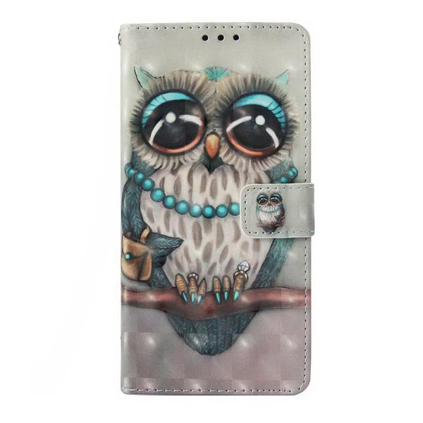 Pung Etui Samsung Galaxy S10 Plus – Udsmykket Ugle