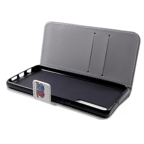 Pung Etui Huawei P30 - Ugler & Blomster