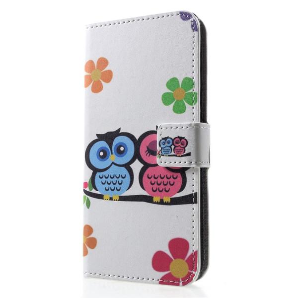 Pung Etui Huawei P30 - Ugler & Blomster