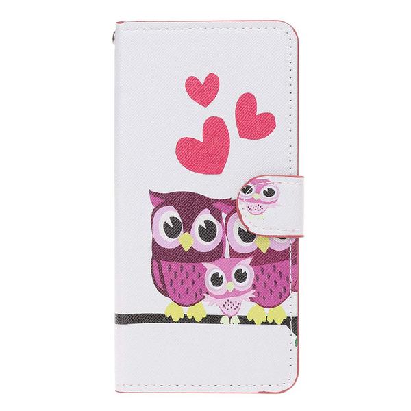 Pung Etui Sony Xperia 10 Plus - Ugler & Hjerter
