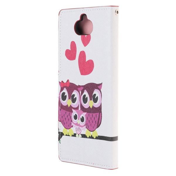 Pung Etui Sony Xperia 10 Plus - Ugler & Hjerter