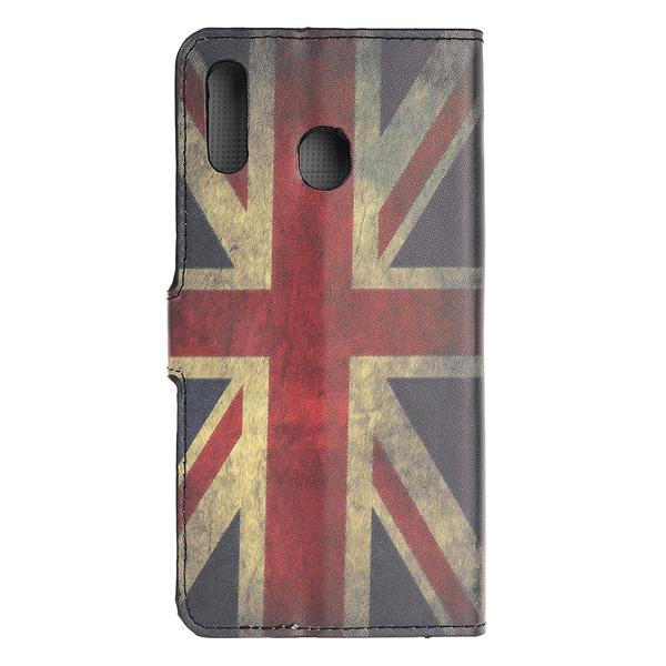 Lompakkokotelo Samsung Galaxy A40 - Ison-Britannian lippu