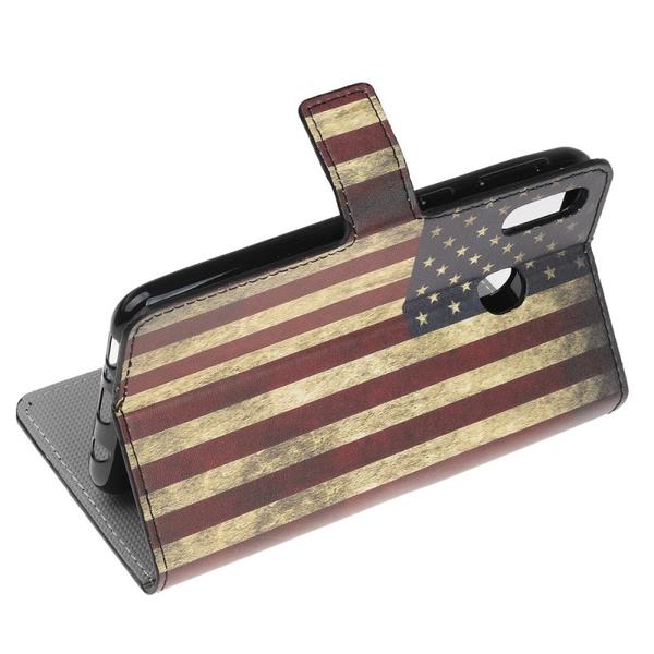 Pung Etui Samsung Galaxy A40 - Flag USA