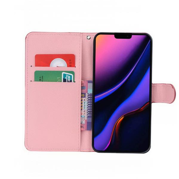 Lompakkokotelo Apple iPhone 11 Pro Max - Pöllöt & Sydämet