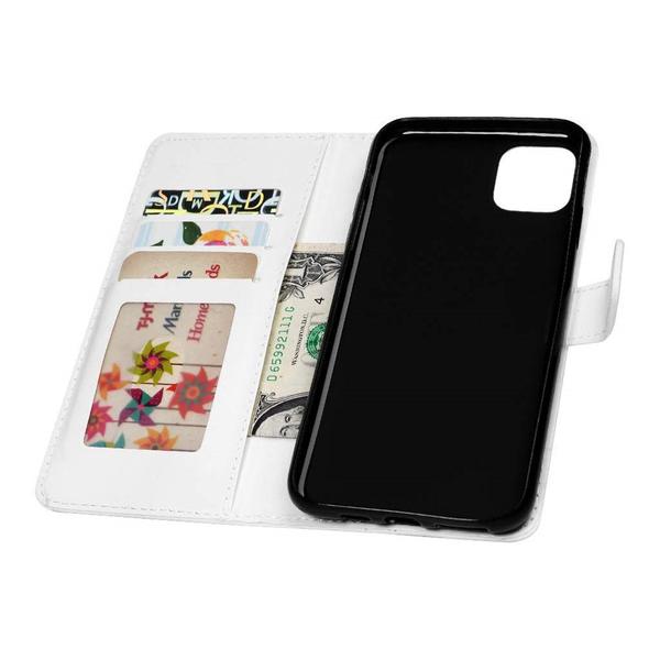 Lompakkokotelo Apple iPhone 11 Pro Max – Vaaleanpunainen puu