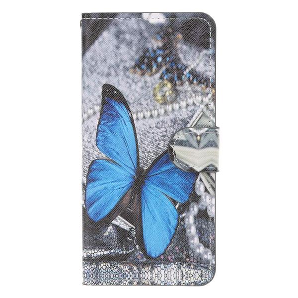Lompakkokotelo Samsung Galaxy A50 - Sininen Perhonen