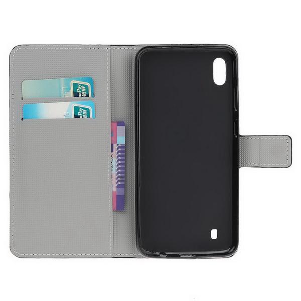 Pung Etui Samsung Galaxy A10 - Ugler & Blomster