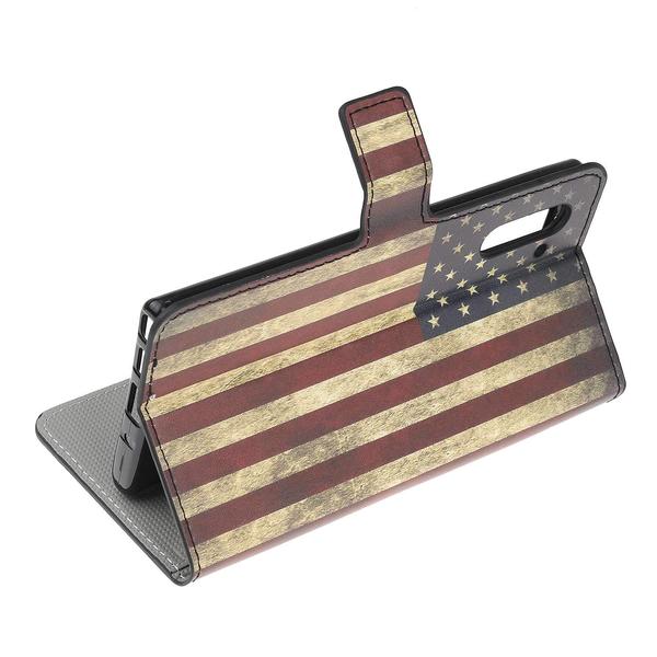 Pung Etui Samsung Galaxy Note 10 - Flag USA