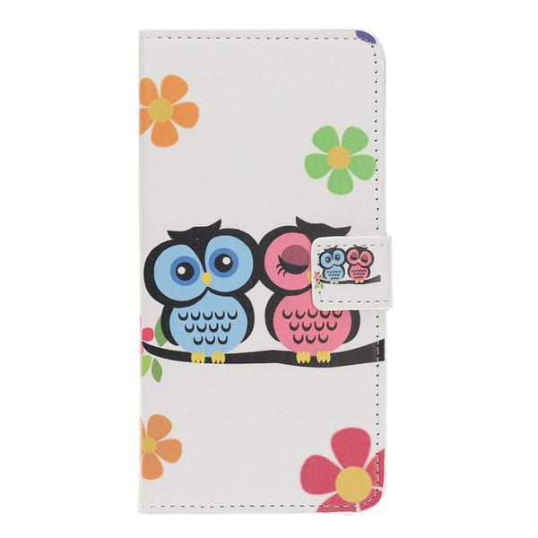 Pung Etui Samsung Galaxy Note 10 Plus - Ugler & Blomster