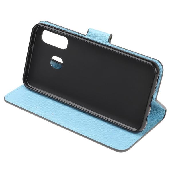 Lompakkokotelo Huawei P30 Lite - Pilkullinen Pöllöllä