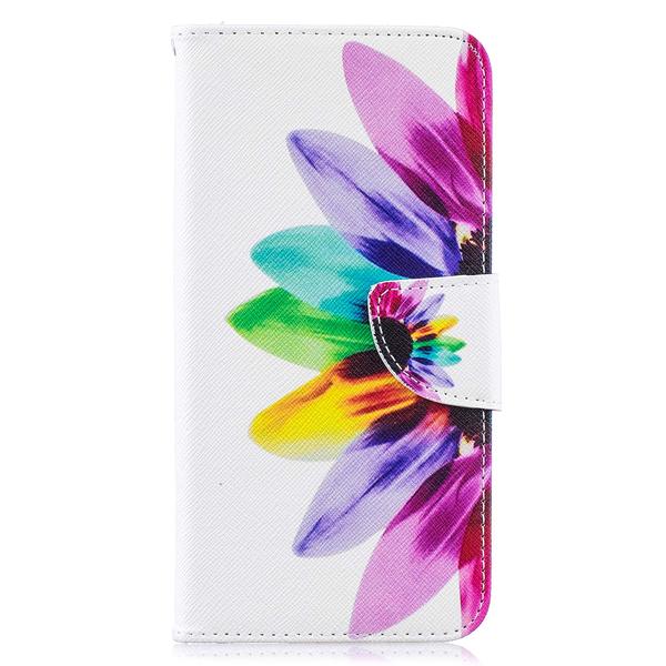 Pung Etui Samsung Galaxy A10 – Farverig Blomst