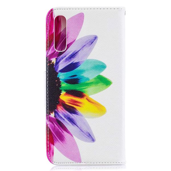 Pung Etui Samsung Galaxy A50 – Farverig Blomst