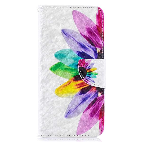 Pung Etui Samsung Galaxy A50 – Farverig Blomst