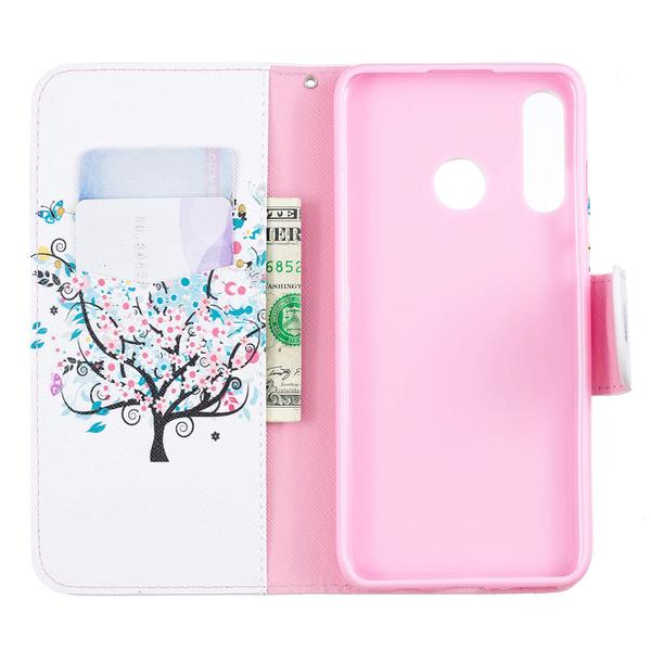 Pung Etui Huawei P30 Lite – Farverigt Træ