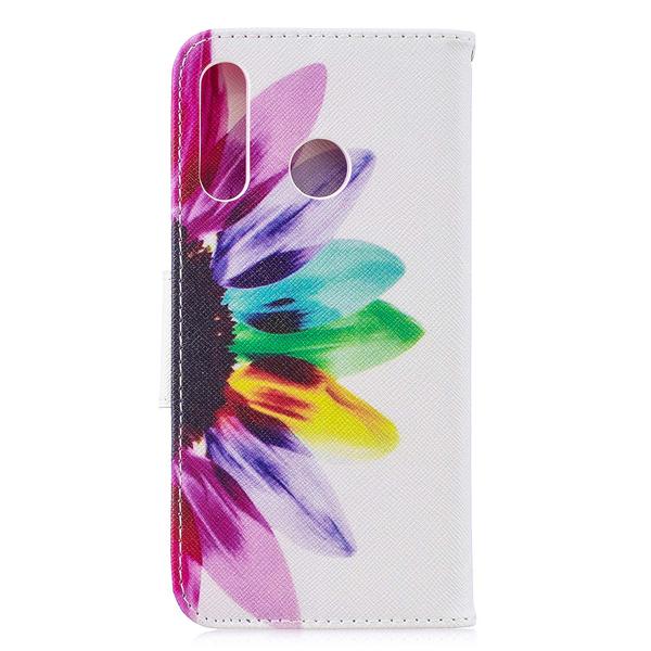Pung Etui Huawei P30 Lite – Farverig Blomst