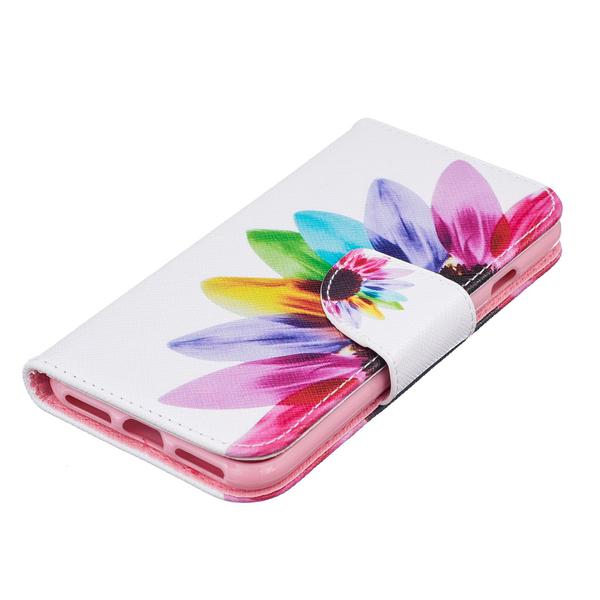 Pung Etui Apple iPhone 7 - Farverig Blomst