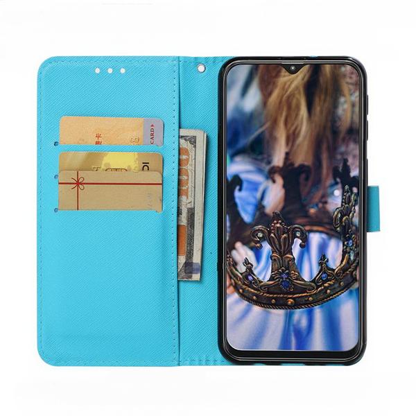 Lompakkokotelo Samsung Galaxy A20e - Pääkallo