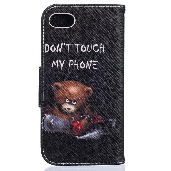 Lompakkokotelo iPhone SE (2022) - Don´t Touch My Phone