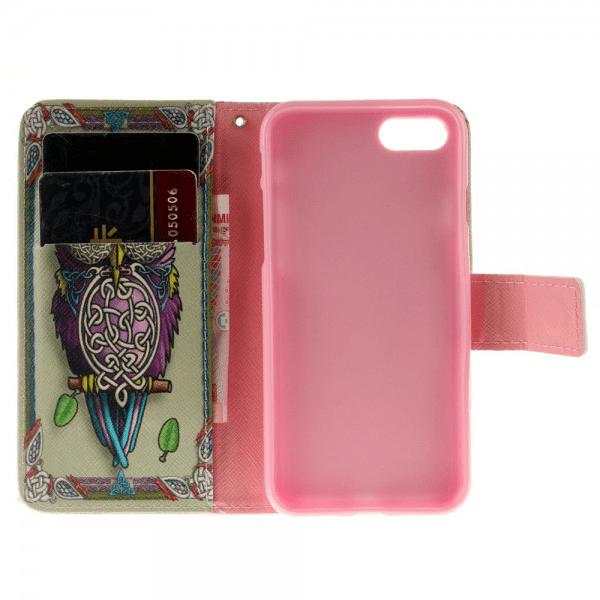 Pung Etui iPhone SE (2022) - Farverig Ugle