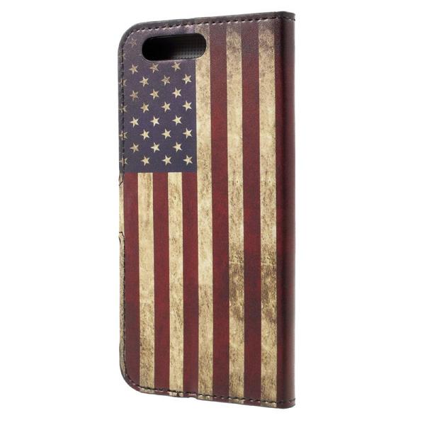 Pung Etui Huawei Honor 9 - Flag USA