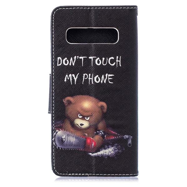 Lompakkokotelo Samsung Galaxy S10 - Don’t Touch My Phone