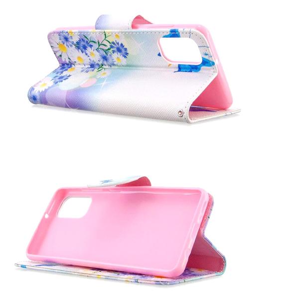 Pung Etui Samsung Galaxy A41 – Sommerfugle og Blomster