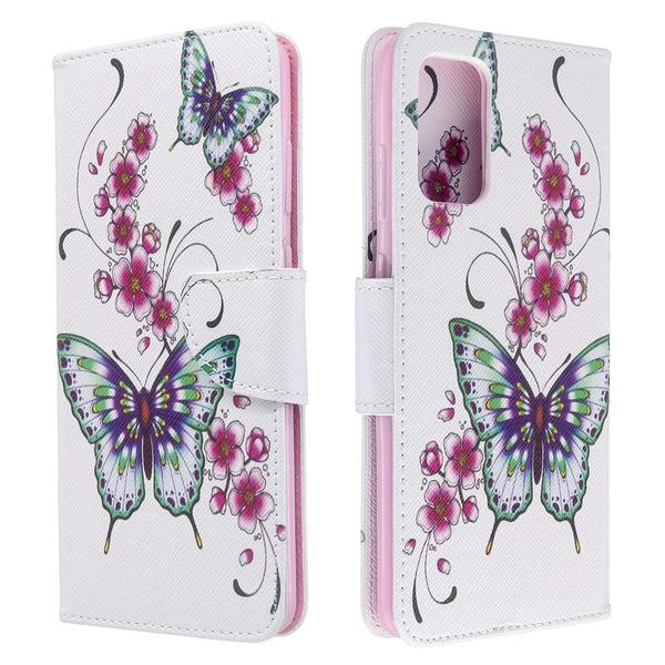Pung Etui Samsung Galaxy S20 – Sommerfugle og Blomster
