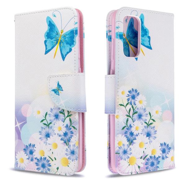 Pung Etui Samsung Galaxy S20 – Sommerfugle og Blomster