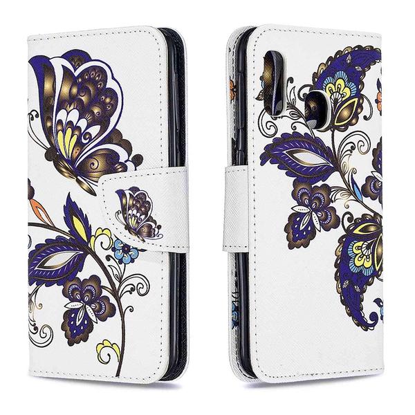 Lompakkokotelo Samsung Galaxy A40 – Tyylikäs perhonen