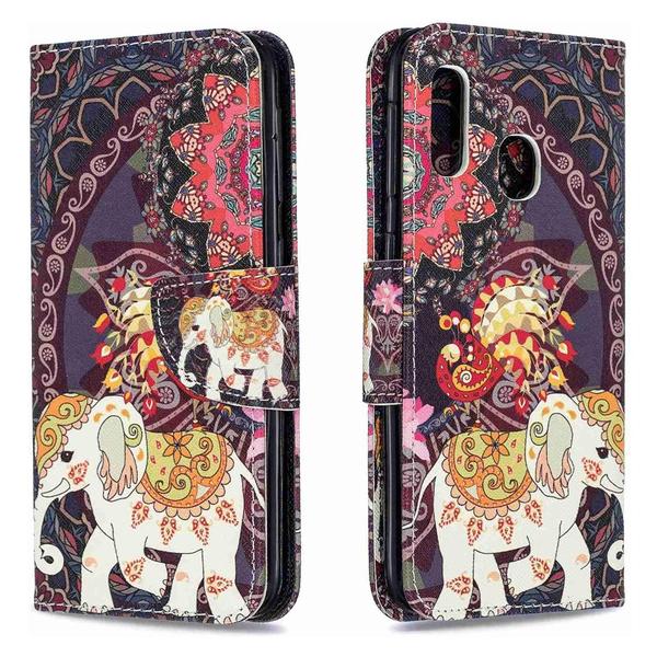 Pung Etui Samsung Galaxy A20e - Indisk / Elefant