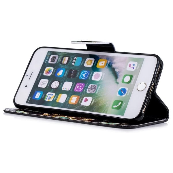 Pung Etui Apple iPhone 7 Plus – Sommerfugle I Cirkel