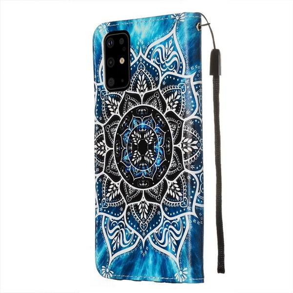 Pung Etui Samsung Galaxy S20 Plus – Blå Mandala
