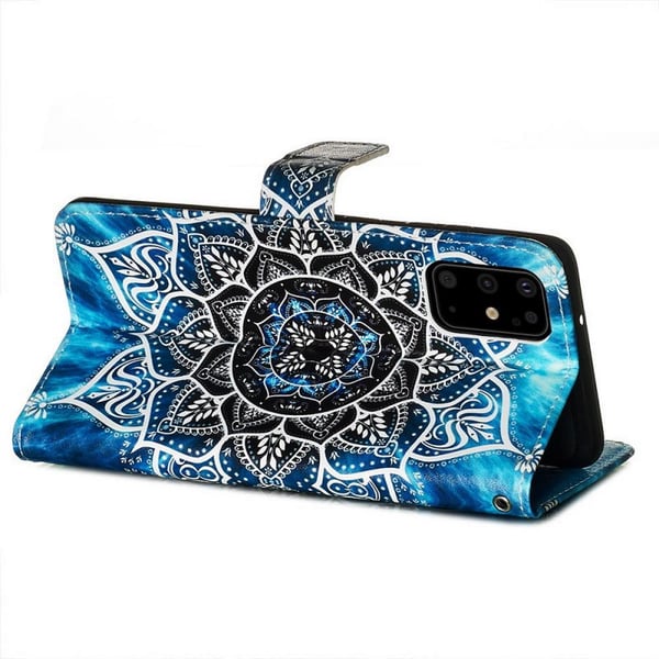 Pung Etui Samsung Galaxy S20 Plus – Blå Mandala