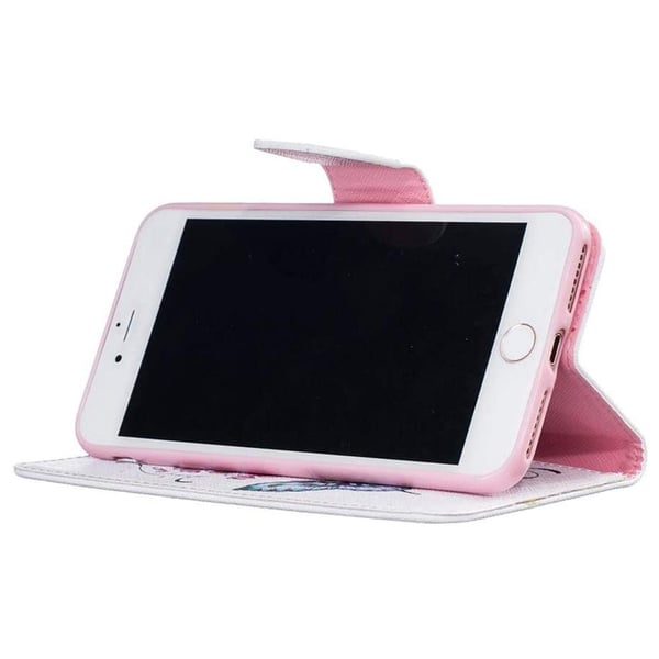 Pung Etui Apple iPhone 8 Plus – Sommerfugle og Blomster