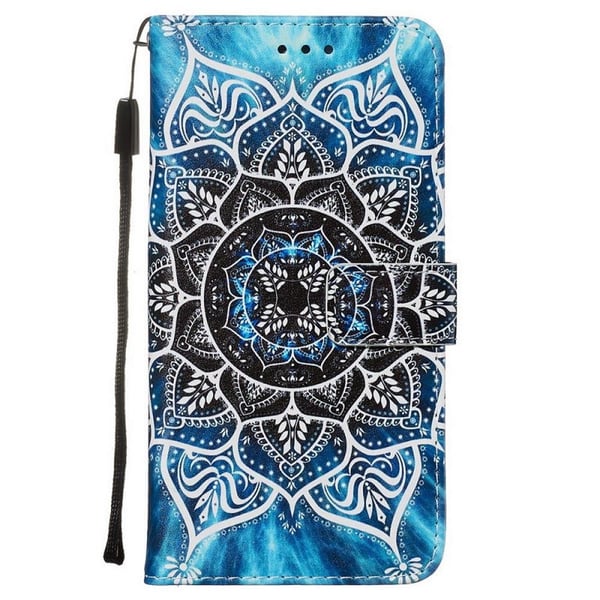 Lompakkokotelo Samsung Galaxy A51 - Sininen Mandala